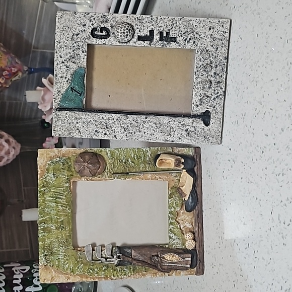 🏑⛳️Bundle of 2 Nice Golf Picture Frames - Picture 1 of 12